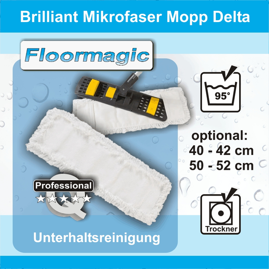 Brillant Mikrofaser Mop Delta I Floormagic