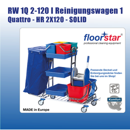 RW 1Q 2-120 I Reinigungswagen 1 Quattro - HR 2X120 -...