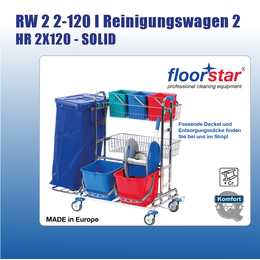 RW 2 2-120 I Reinigungswagen 2 - HR 2X120 - SOLID I...