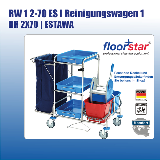 RW 1 2-70 ES I Reinigungswagen 1 - HR 2X70 - ESTAWA I Floorstar