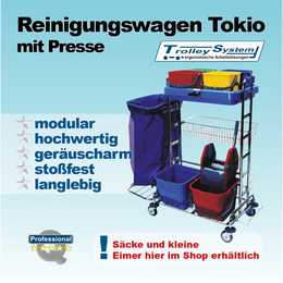 Reinigungs-und Putzwagen Tokio I Trolley-System