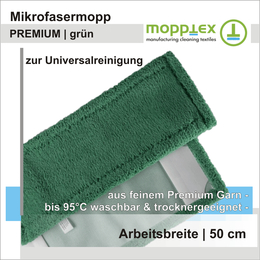 Mikrofasermopps Premium 50 cm grn I Mopptex