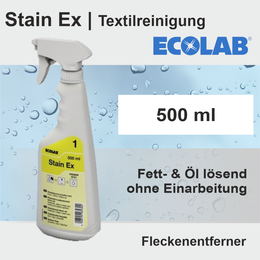 Stain Ex 1 I 0,5l Fleckenentferner gegen Fett -/lhaltige...