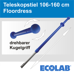 Floordress Teleskopstiel 106-160cm inkl. Adapter I ECOLAB