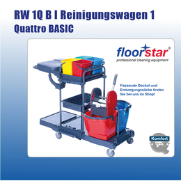 RW 1Q B I Reinigungswagen 1 Quattro BASIC I Floorstar